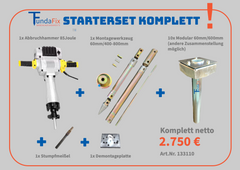 STARTERSET FundaFix mit Abbruchhammer und Montagewerkzeug