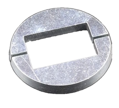 Rohrklemmung 2-teilig, für Einschlagfundament ProFix ø 60 mm, aus Stahl feuerverzinkt, für Schaftrohr 60 x 40 mm