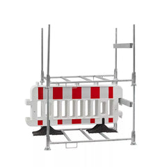 Lager- und Transportgestell für Absperrschrankengitter Event, klappbar