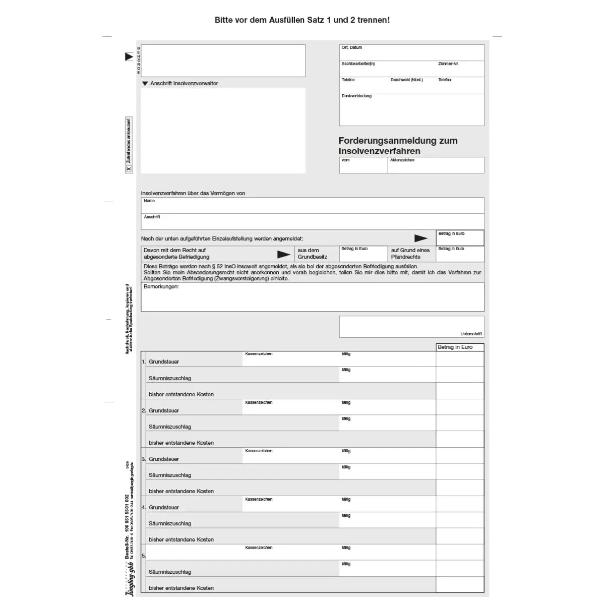 abgesonderte befriedigung insolvenz bedeutung Insolvenz main image 1