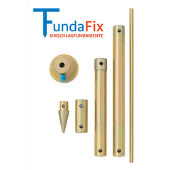Montagewerkzeug-Set für Einschlagfundament FundaFix Modular ø 48 mm und ø 60 mm, L. 400-800 mm, für ø 26 mm Stumpfmeißel