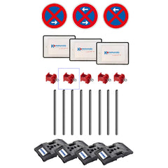 Set Halteverbote VZ283: Paketpreis für 15 Schilder