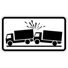 Verkehrszeichen VZ1006-32 Unfallgefahr LKW