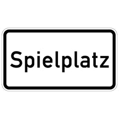 Verkehrszeichen VZ1012-56 Spielplatz