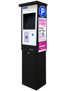 Parkscheinautomat P9 mit Solarversorgung und 10" Touchdisplay