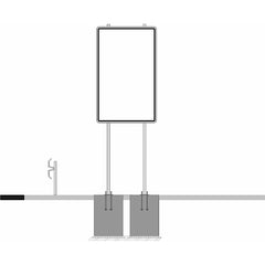 Plakattafelset aus Dibond