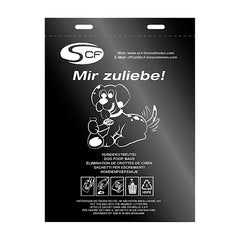 Hundekotbeutel Br. 250 x L. 320 mm, Dicke 15µ, schwarz, geblockt, (VE 48.000 Beutel)