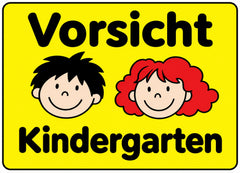 Kinderhinweisschild K11 Vorsicht Kindergarten