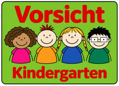 Kinderhinweisschild K11N Vorsicht Kindergarten