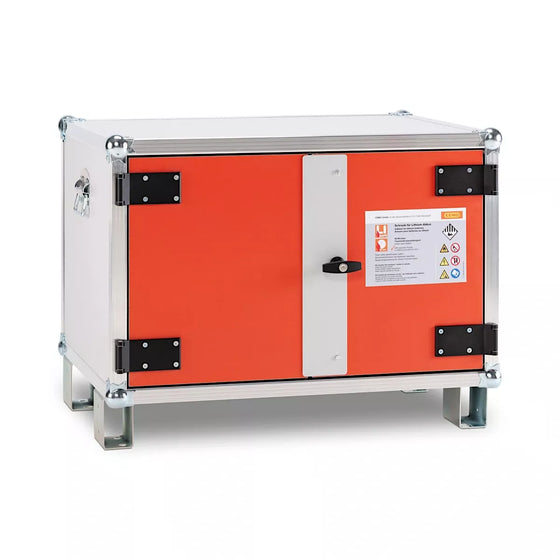 Akku Ladegeräte Akku-Ladeschrank, Li-SAFE 8 5 Basic, L.800 x B.660 x H.620 mm, 1 vier-fach 230 V Steckdose, Stapelfüßen, Rauchmelder und Lüftung Bild 4 von 7 für Ele
