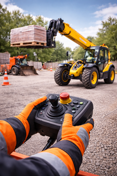 Bedienerlehrgang für Teleskopmaschinen und Teleskoplader