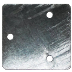 Abdeckplatte für Einschlagfundament Fundafix, Glatt, 162 x 162 x 3 mm, aus Verzinktem Stahl, inkl. Schrauben