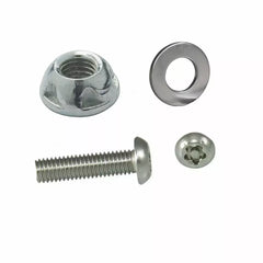 Sicherheitsschrauben- und Muttern-Set, 10 Schrauben, 10 Muttern, 100 Scheiben