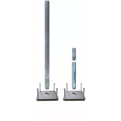 Gelenksystem Robinson ø 76 mm, Wandstärke 2,9 mm, mit Verkehrsinselplatte