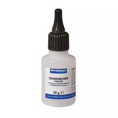 Sekundenkleber, Inhalt 50 g, schlagzäh, für Gummi/Kunststoff, Flasche