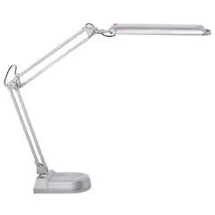 LED-Leuchte ATLANTIC, Standfuß, Leuchtenkopf 330x70 mm, Höhe 450 mm, 21 LEDs, 9 W, silber