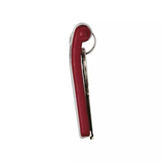 Schlüsselanhänger, CLIP-Mechanismus, Beutel mit 6 Anhängern, Farbe rot, MINDESTABNAHME 3 VE