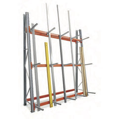 Profilregal/Vertikalregal, B 2700 x H 3500 mm, Grundregal für einseitige Nutzung