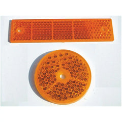 Reflektor-Satz orange, 2xØ 60 mm, 1x180x40 mm