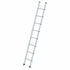 Sprossen-Anlegeleiter 350mm breit ohne Traverse 8 Sprossen