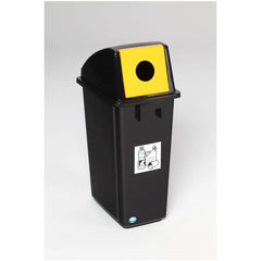 KS-Wertstoffsammler 58 ltr. Einwurfklappe gelb