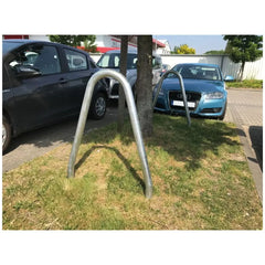 Baumschutzbügel aus Stahlrohr Ø60 mm, verzinkt