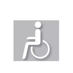 PREMARK™ Parkplatzmarkierung, Behinderten, 2000x1400, Richtung Links, weiß – VPE 1 Stück