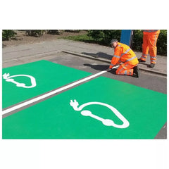 PlastiRoute Straßenmarkierungsfarbe Rollplast Traffic Green, 16 kg