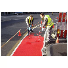 PlastiRoute Straßenmarkierungsfarbe Rollplast Traffic Red, 16 kg