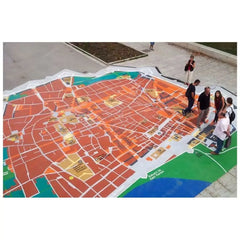 Spielplatzmarkierung DecoMark weiße Streifen, 1000 x 100 mm, 30 Stück