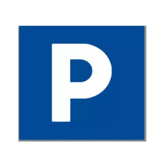 Spielplatzmarkierung Verkehrsspielplätze Parken, 400 x 400 mm, 2 Stück