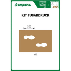 Schablonen KIT Fußabdruck