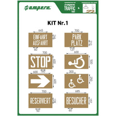 Schablonen KIT Nr. 1