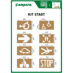 Schablonen KIT Stadt