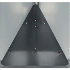 Buchformschild Dreieck 900 mm SL vertikal klappbar RA2