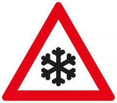 Verkehrszeichen VZ101-51 Schnee- oder Eisglätte - SL 900 2 mm RA2