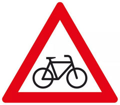 Verkehrszeichen 138-20 Radverkehr, Aufstellung links - SL 900 Randform RA3