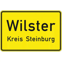 Verkehrszeichen VZ310 Ortstafel Vorderseite - 600x900 2 mm RA2