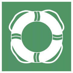 Öffentliche Rettungsausrüstung, Symbolschild, ISO 20712-1