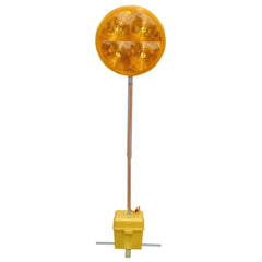 Leitkegelleuchte 340 LED-Blitz Typ 690/1F, 1seitig gelb, 12 Volt