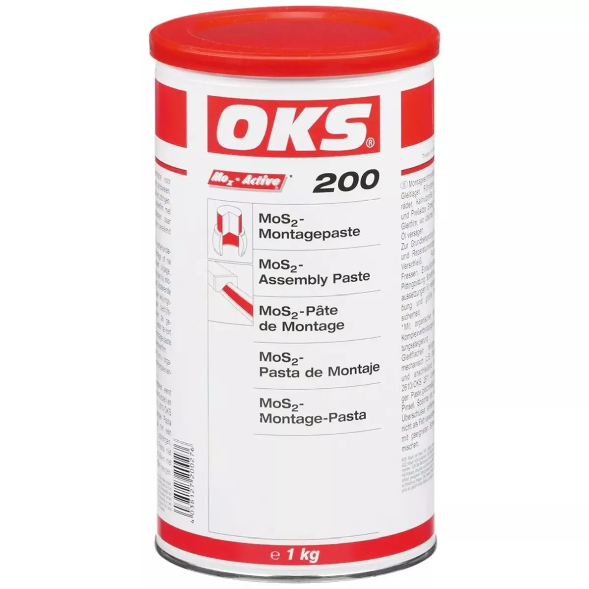 MoS2-Montagepaste OKS 200, 1 kg Dose